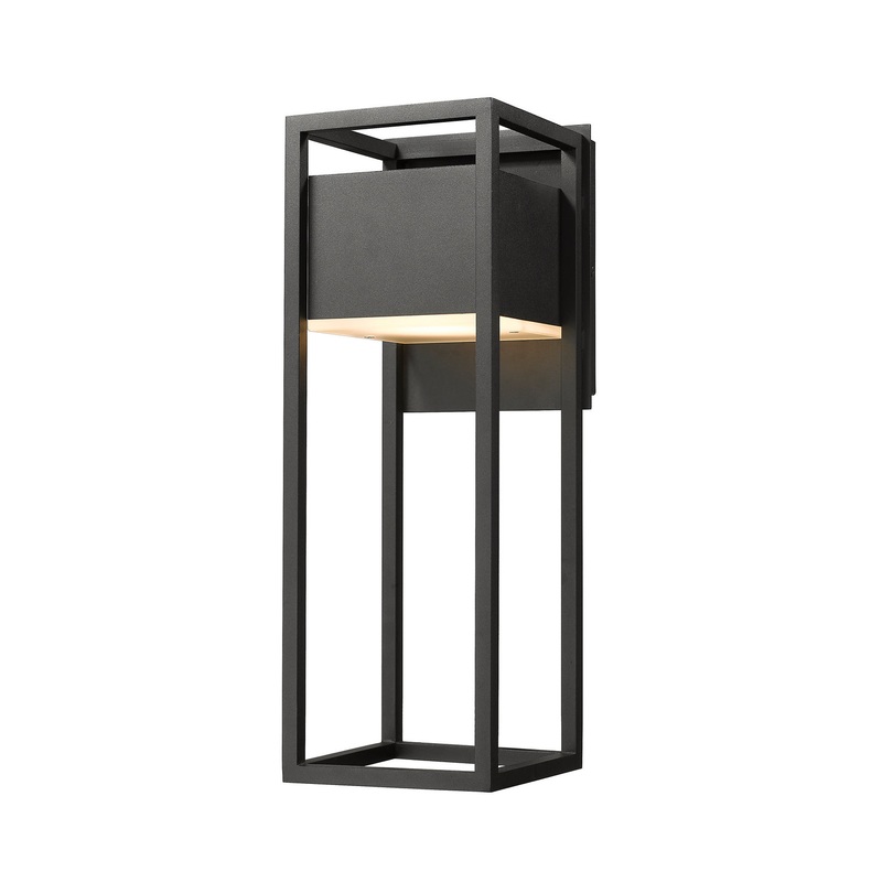 Z-Lite 585M-BK-LED Barwick LED Outdoor Wall Sconce, Black