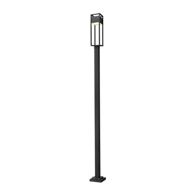 Z-Lite 585PHBS-536P-BK-LED Barwick LED Outdoor Post Mount, Black