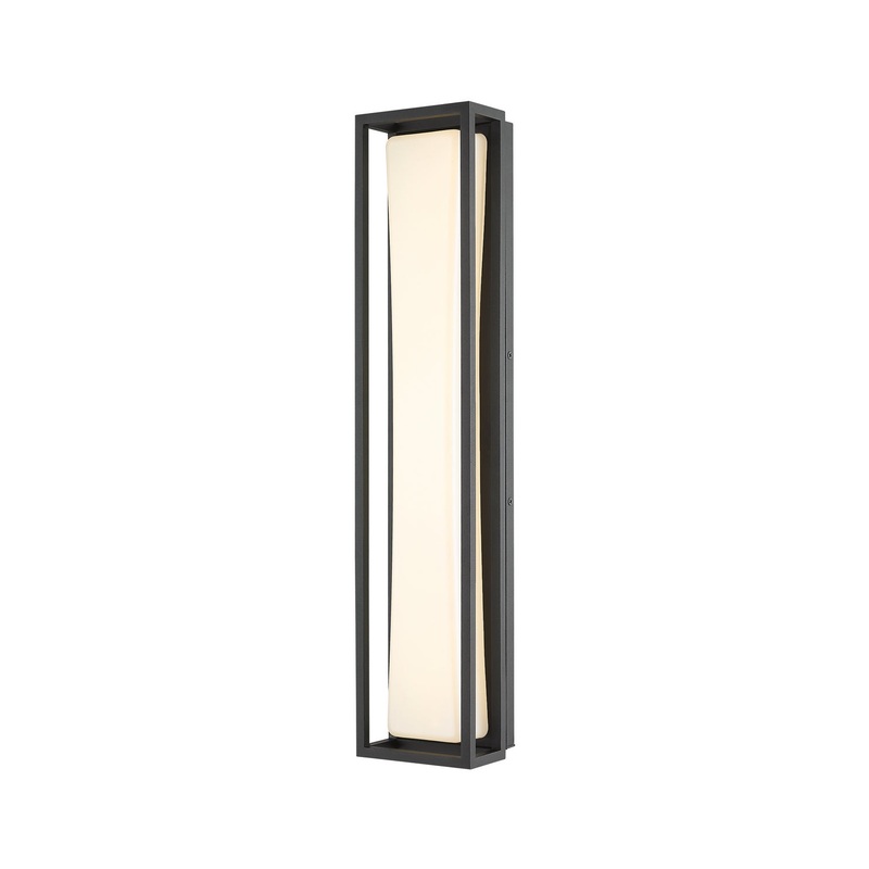 Z-Lite 587M-BK-LED Baden Outdoor LED Outdoor Wall Sconce, Black