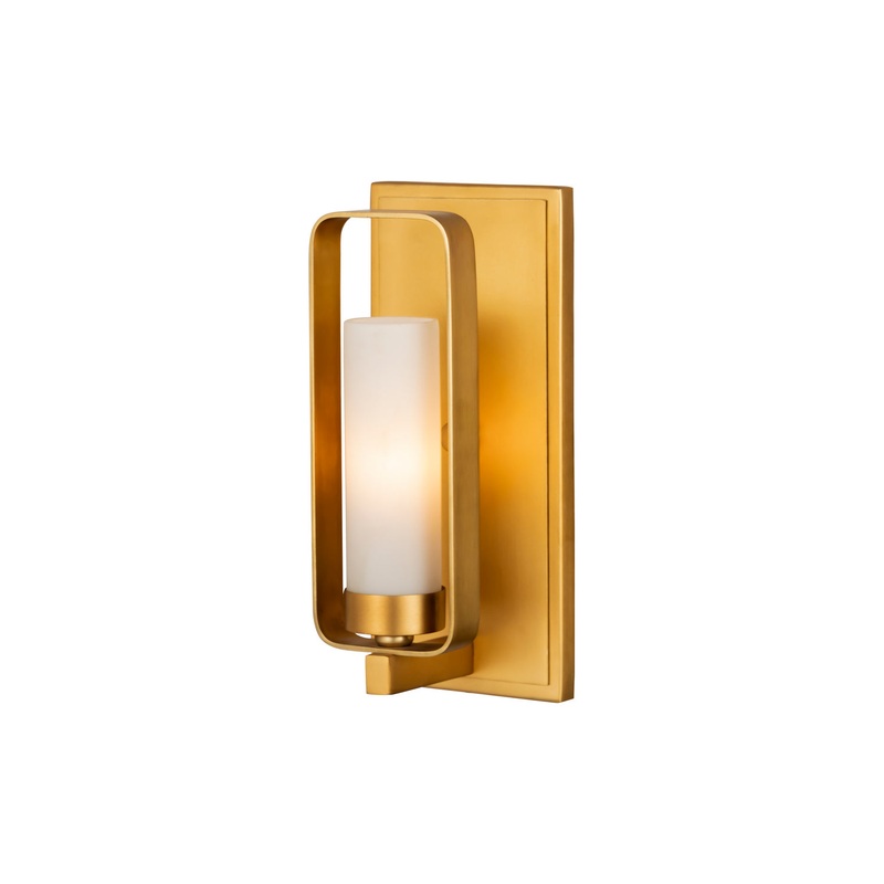Z-Lite 6000-1S-TBR Aideen One Light Wall Sconce, Tawny Brass