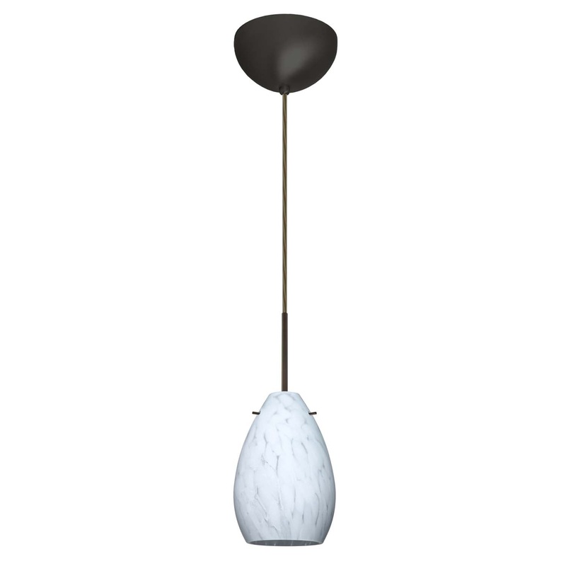Besa 1BC-171319-BR Pera One Light Pendant Bronze