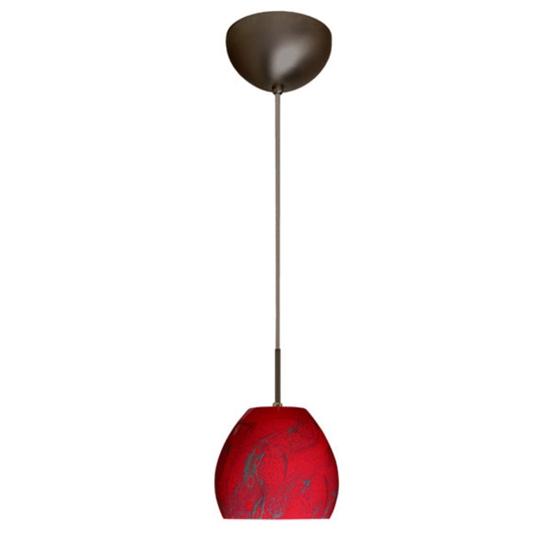 Besa 1BC-4122MA-BR Bolla One Light Pendant Bronze