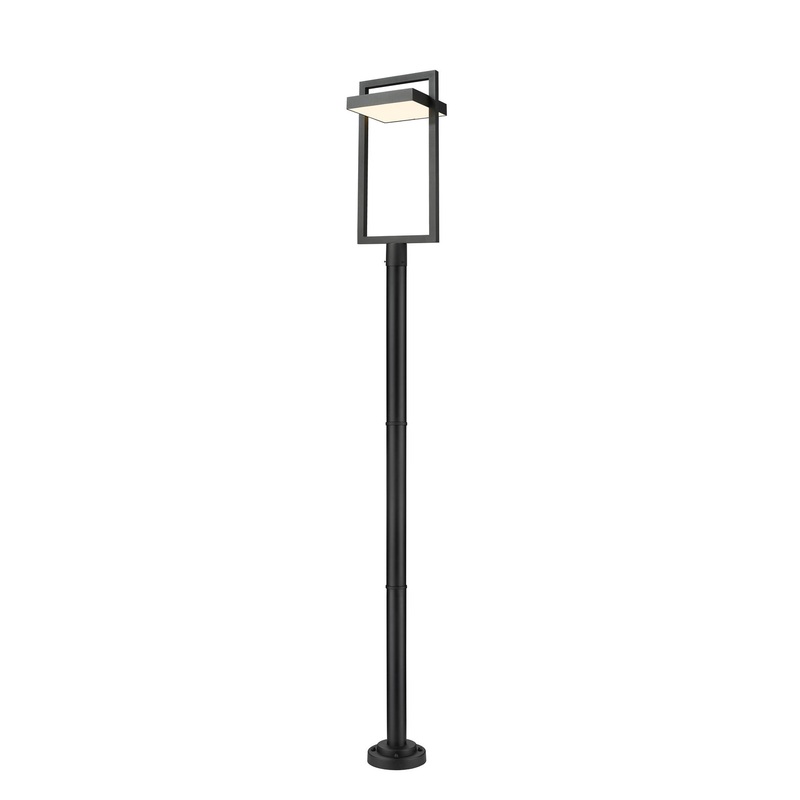 Z-Lite 566PHXLR-567P-BK-LED Luttrel LED Outdoor Post Mount, Black