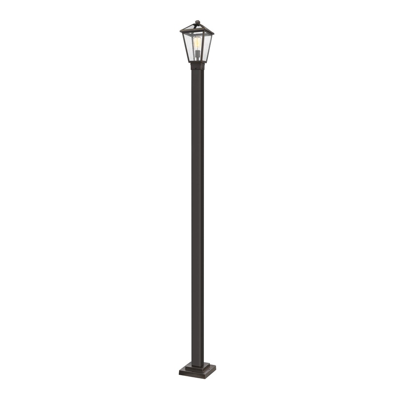 Z-Lite 579PHMS-536P-ORB Talbot One Light Outdoor Post Mount, Oil Rubbed Bronze