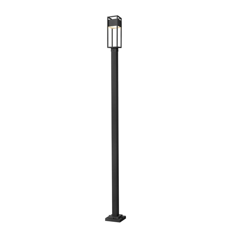 Z-Lite 585PHMS-536P-BK-LED Barwick LED Outdoor Post Mount, Black