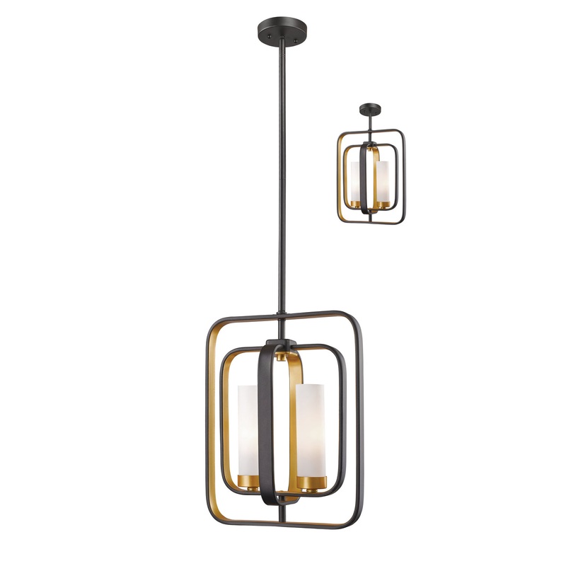 Z-Lite 6000MP-BZGD Aideen Two Light Mini Pendant, Bronze Gold