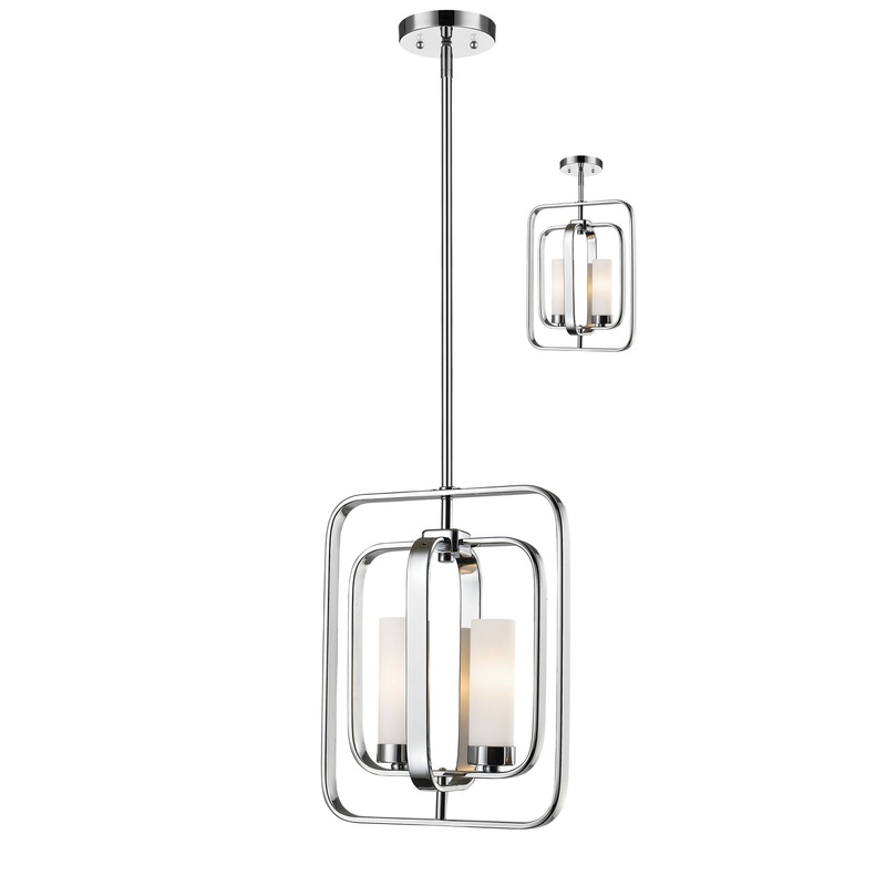 Z-Lite 6000MP-CH Aideen Two Light Mini Pendant, Chrome