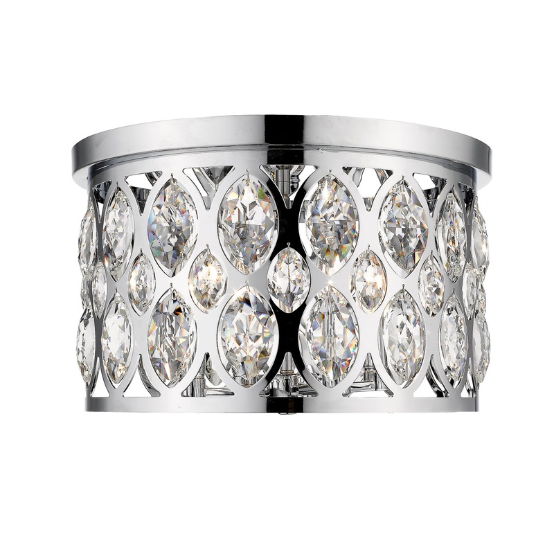Z-Lite 6010F15CH Dealey Four Light Chandelier, Chrome