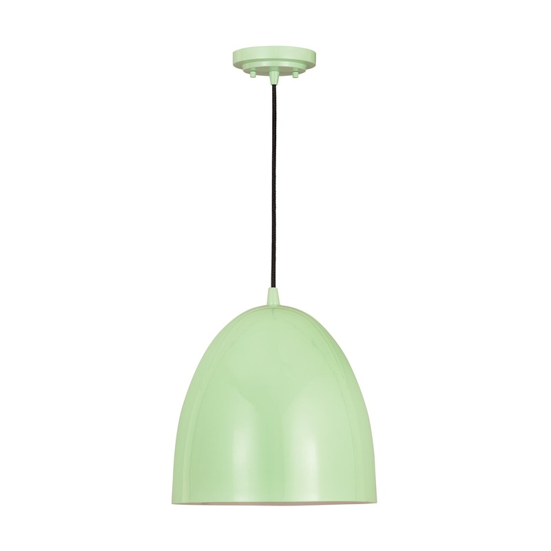 Z-Lite 6012P12-MIN Z Studio Dome Pendant One Light Pendant, Mint