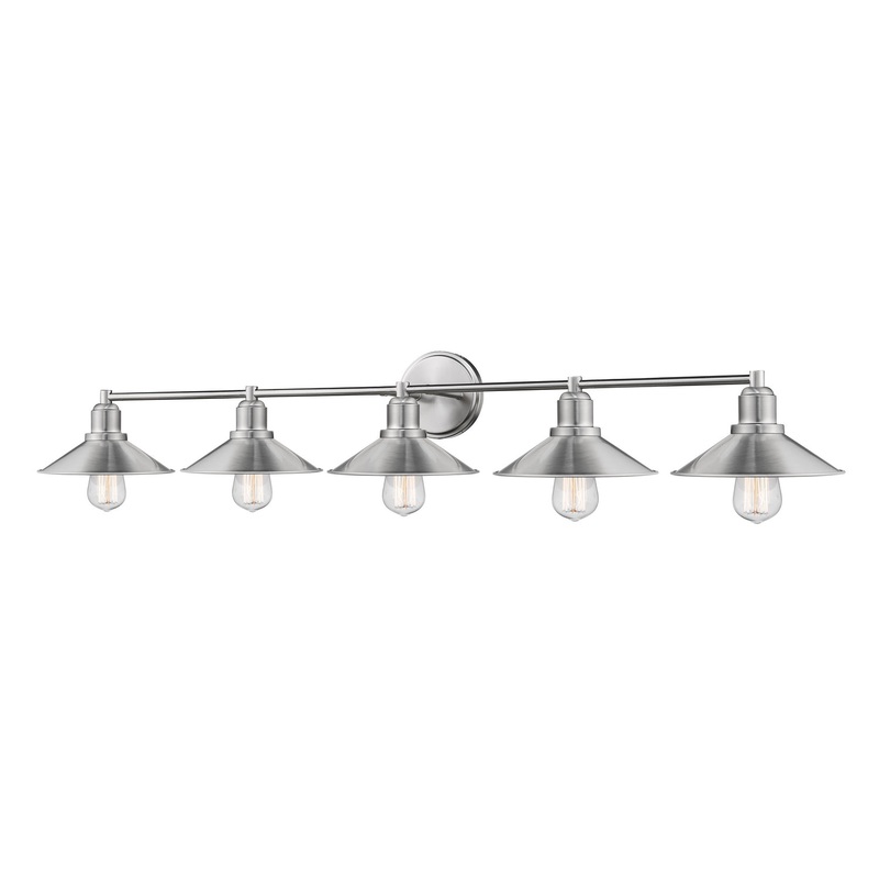 Z-Lite 613-5V-BN Casa Five Light Vanity, Brushed Nickel