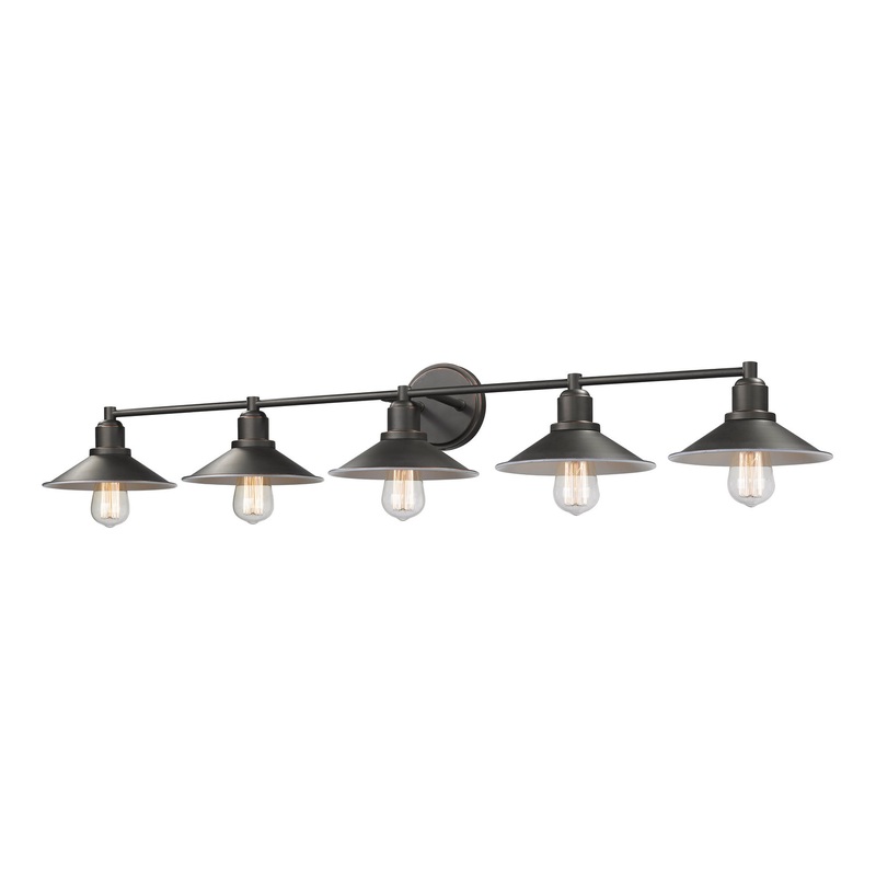 Z-Lite 613-5V-OB Casa Five Light Vanity, Olde Bronze