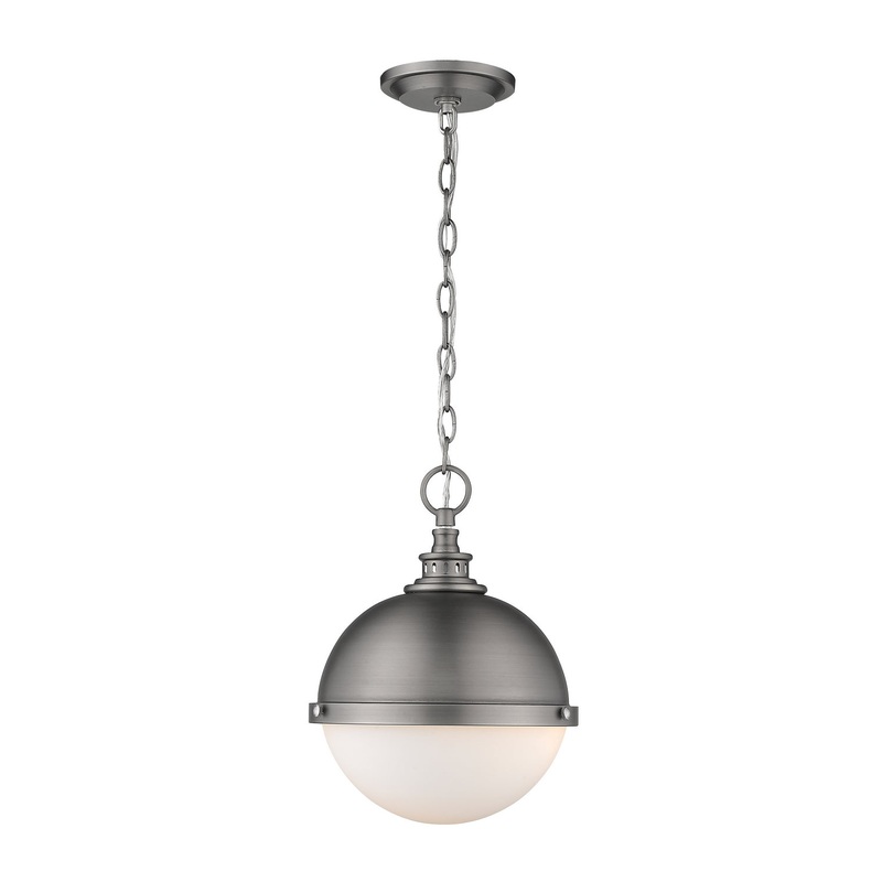 Z-Lite 619MP-AN Peyton Two Light Mini Pendant, Antique Nickel