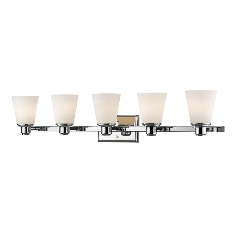 Z-Lite 7001-5V-CH Kayla Five Light Vanity, Chrome