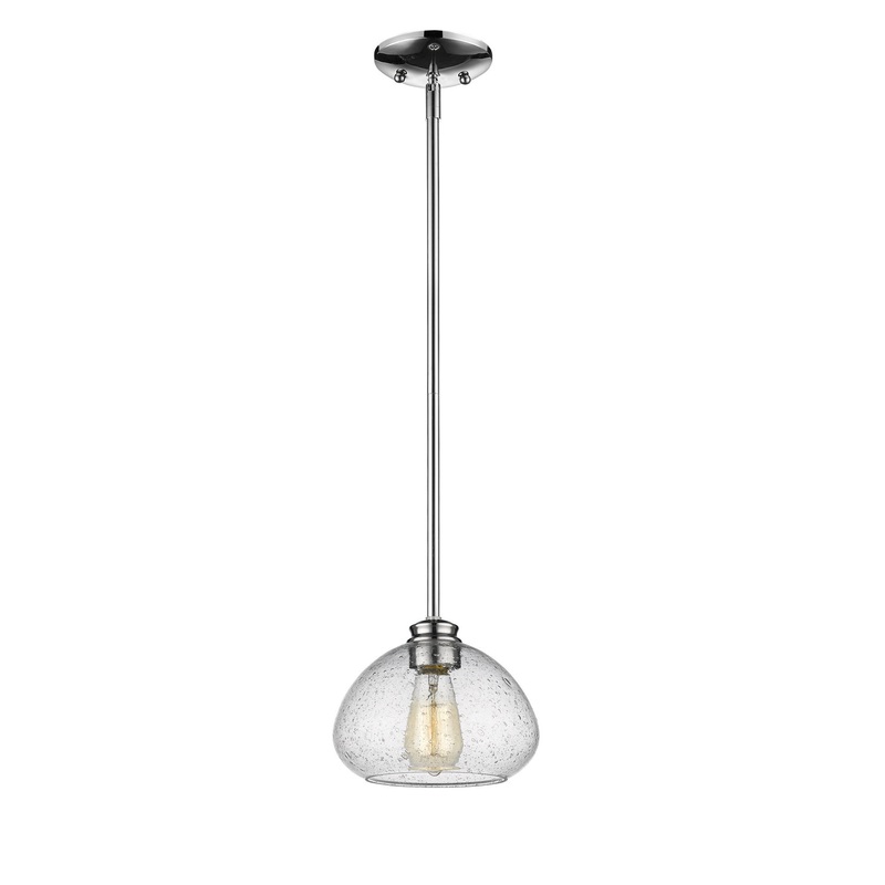 Z-Lite 722MP-CH Amon One Light Mini Pendant, Chrome