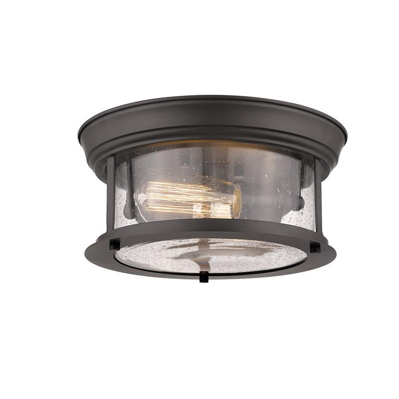 Z-Lite 727F10-BRZ Sonna Two Light Flush Mount, Bronze