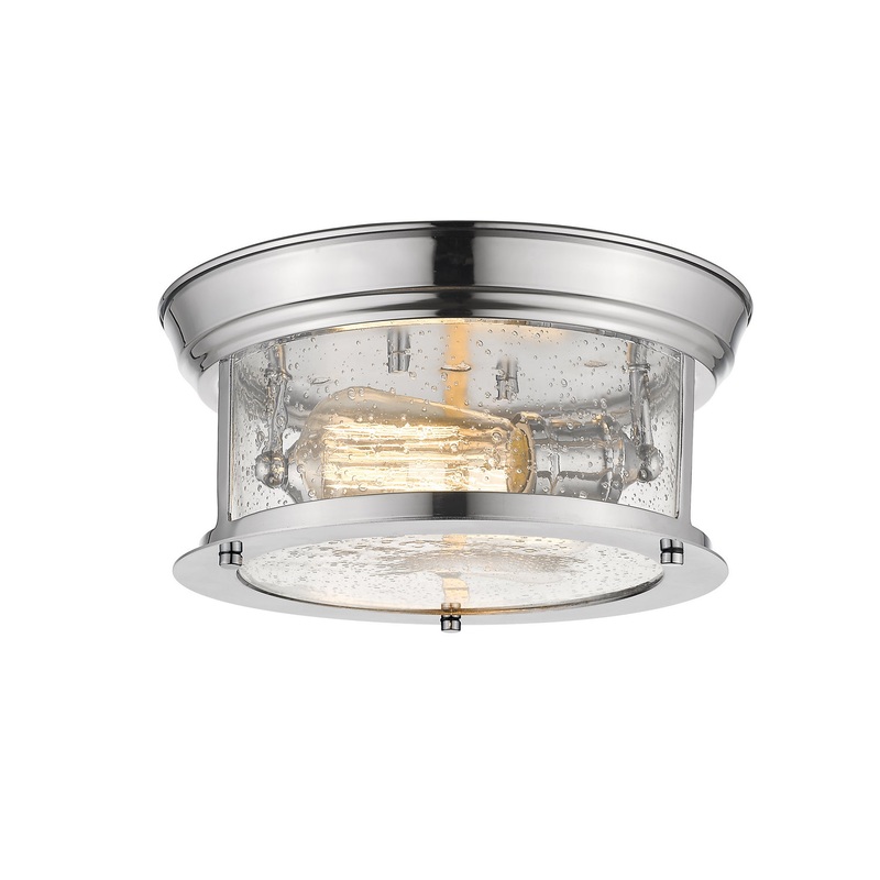 Z-Lite 727F10-CH Sonna Two Light Flush Mount, Chrome