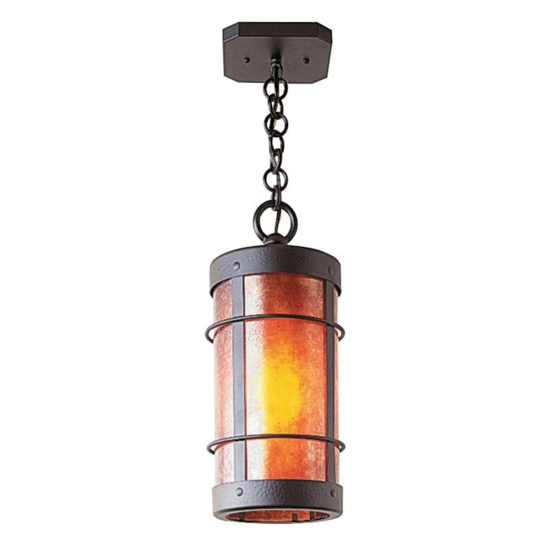 Arroyo VH-9NRM-BK Valencia One Light Pendant Satin Black