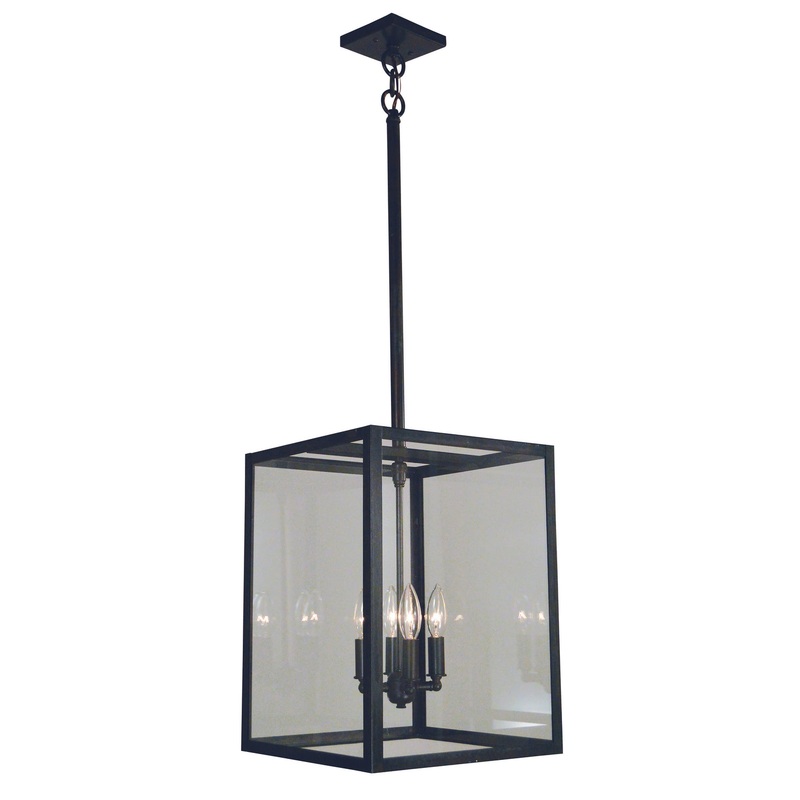 Arroyo VISH-12CLR-BZ Vintage Four Light Pendant Bronze