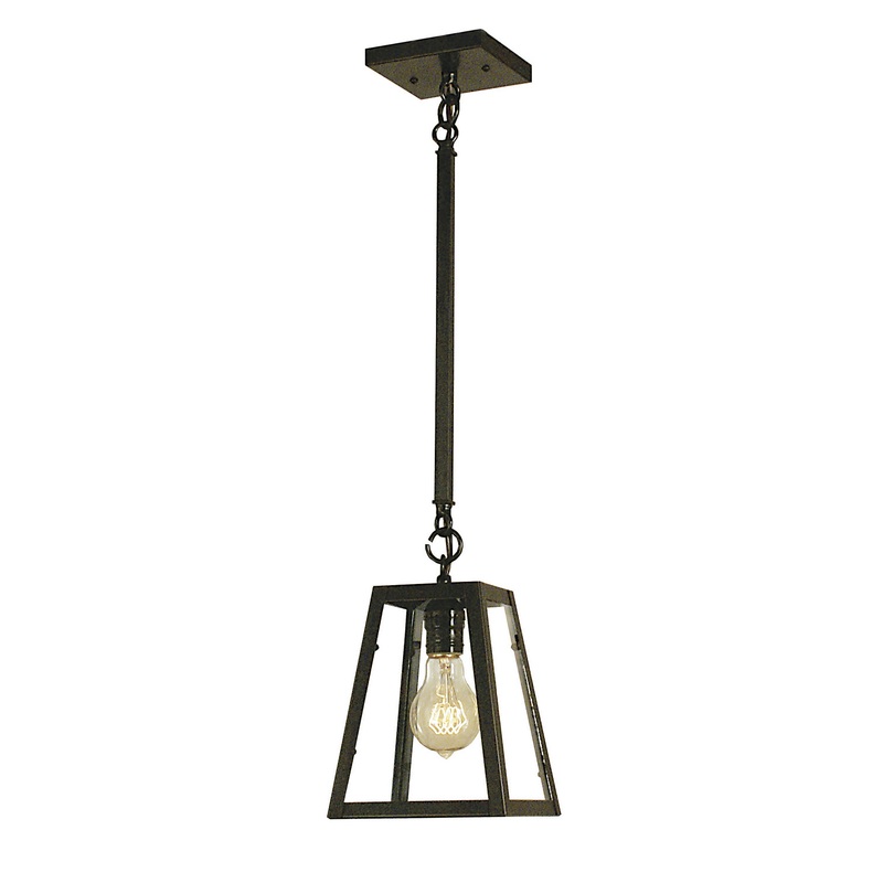 Arroyo VISH-6CLR-BZ Vintage One Light Pendant Bronze