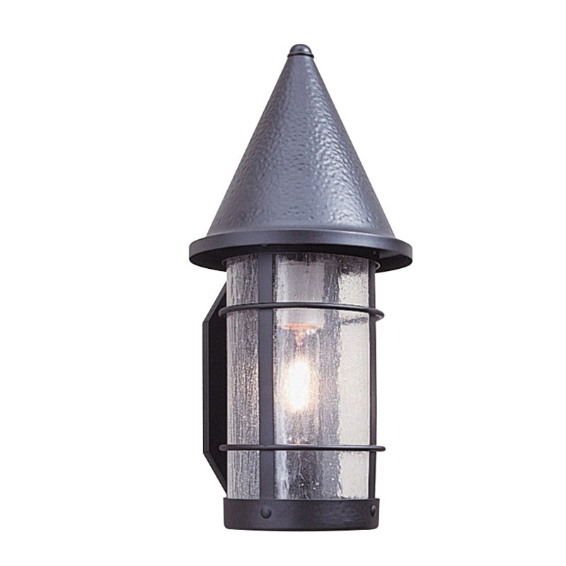 Arroyo VS-7CS-BK Valencia One Light Wall Mount Satin Black
