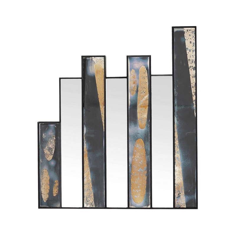 Arteriors WDI02 Darcy Mirror Blackened Iron/Dark Antique/Plain