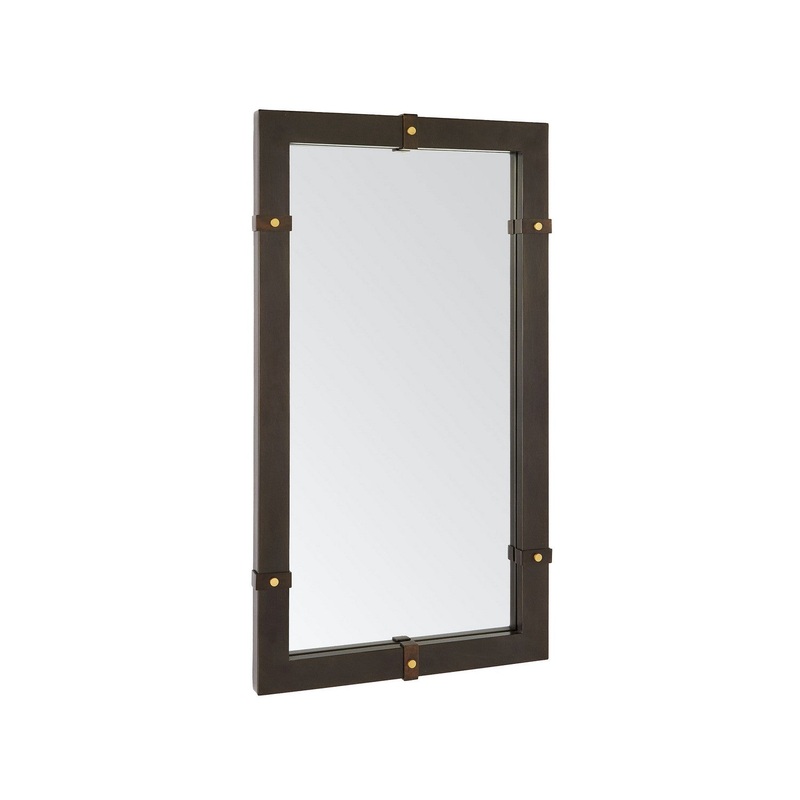Arteriors WMC02 Cambridge Mirror English Bronze/Antique Brass/Plain