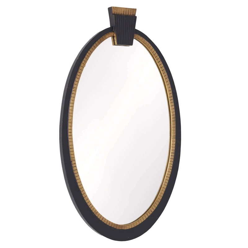 Arteriors WMI16 Tedesco Mirror Ebony