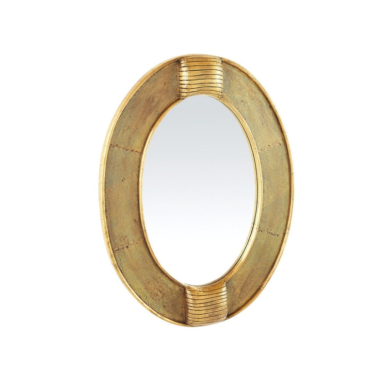 Arteriors WMI41 Eagan Mirror Antique Brass/Plain
