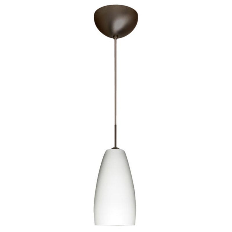 Besa 1BC-150907-BR Chrissy One Light Pendant Bronze