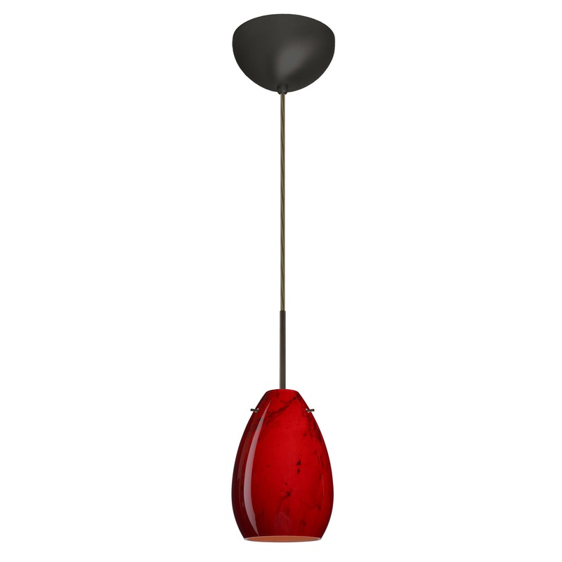 Besa 1BC-1713MA-HAL-BR Pera One Light Pendant Bronze (Discontinued)