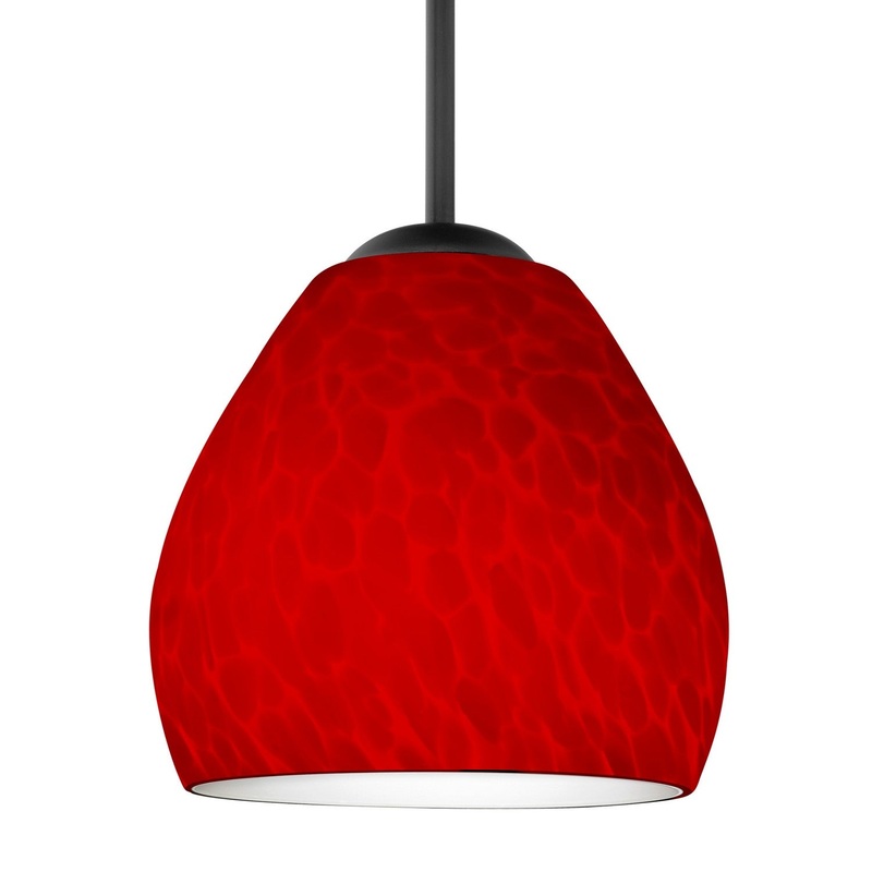 Besa 1BC-4122RC-BK Besa Bolla Pendant One Light Pendant Black