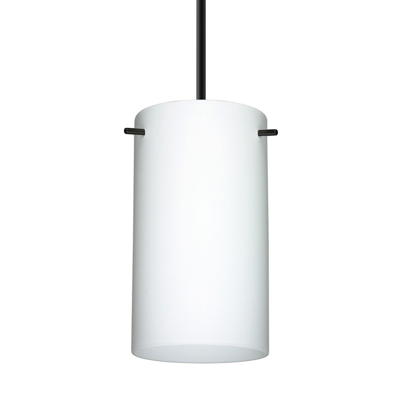 Besa 1BC-440407-BK Besa Stilo 7 Pendant One Light Pendant Black