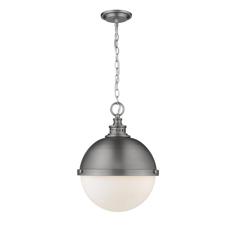 Z-Lite 619P14-AN Peyton Two Light Pendant, Antique Nickel