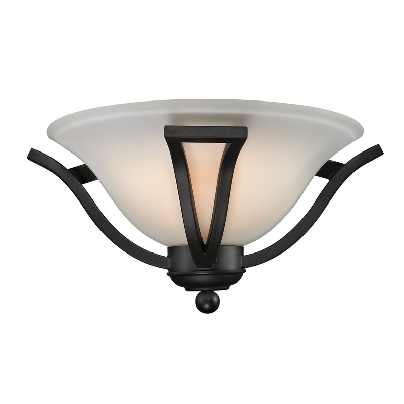 Z-Lite 703-1S-MB Lagoon One Light Wall Sconce, Matte Black