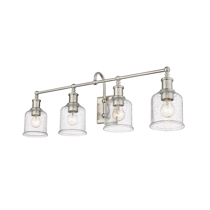 Z-Lite 734-4V-BN Bryant Four Light Vanity, Brushed Nickel