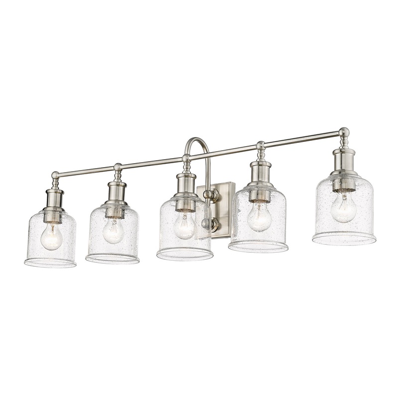 Z-Lite 734-5V-BN Bryant Five Light Vanity, Brushed Nickel