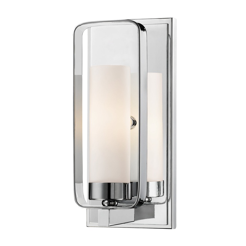 Z-Lite 6000-1S-CH Aideen One Light Wall Sconce, Chrome