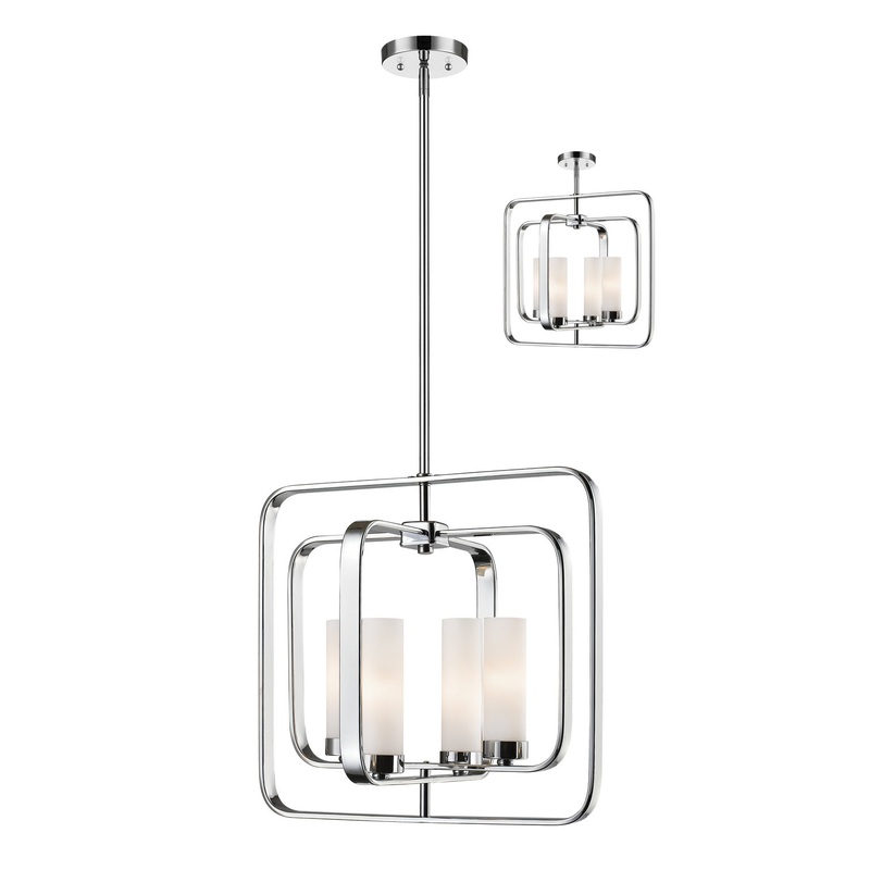 Z-Lite 6000SFC-CH Aideen Four Light Pendant, Chrome
