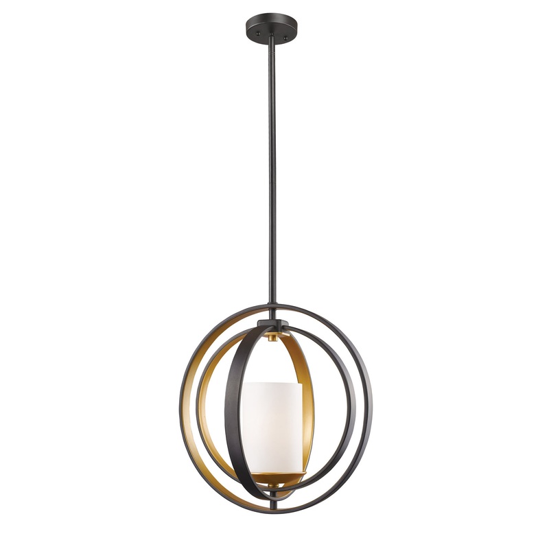 Z-Lite 6002MP-BZGD Ashling One Light Mini Pendant, Bronze Gold