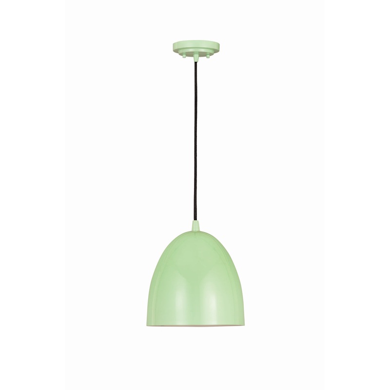 Z-Lite 6012P9-MIN Z Studio Dome Pendant One Light Pendant, Mint