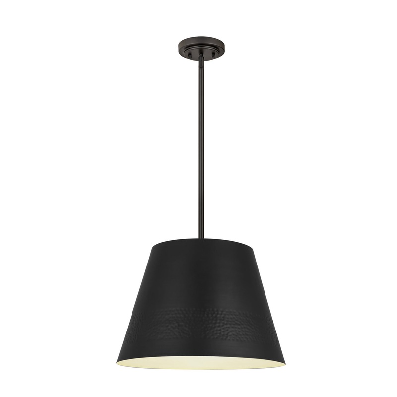Z-Lite 6013-18MB Maddox One Light Chandelier, Matte Black