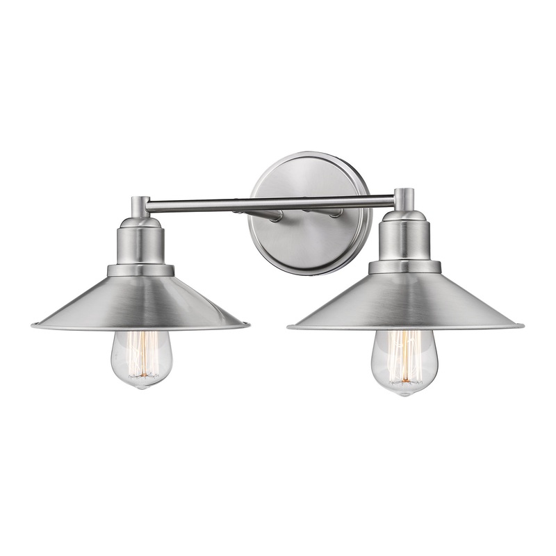 Z-Lite 613-2V-BN Casa Two Light Vanity, Brushed Nickel