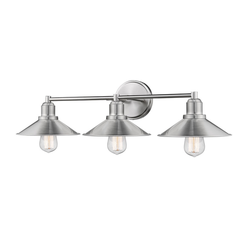 Z-Lite 613-3V-BN Casa Three Light Vanity, Brushed Nickel