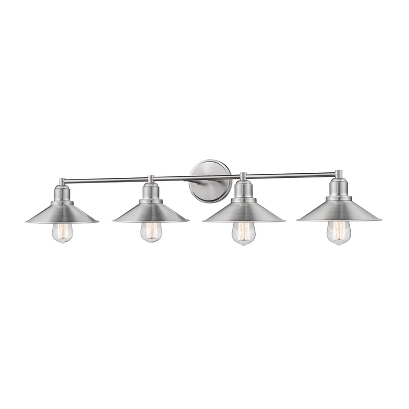 Z-Lite 613-4V-BN Casa Four Light Vanity, Brushed Nickel