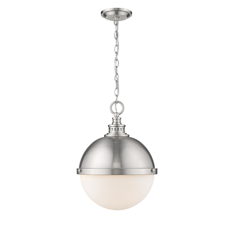 Z-Lite 619P14-BN Peyton Two Light Pendant, Brushed Nickel