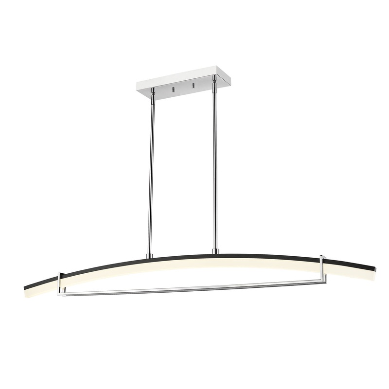 Z-Lite 620-56-CH-LED Arc LED Chandelier, Chrome