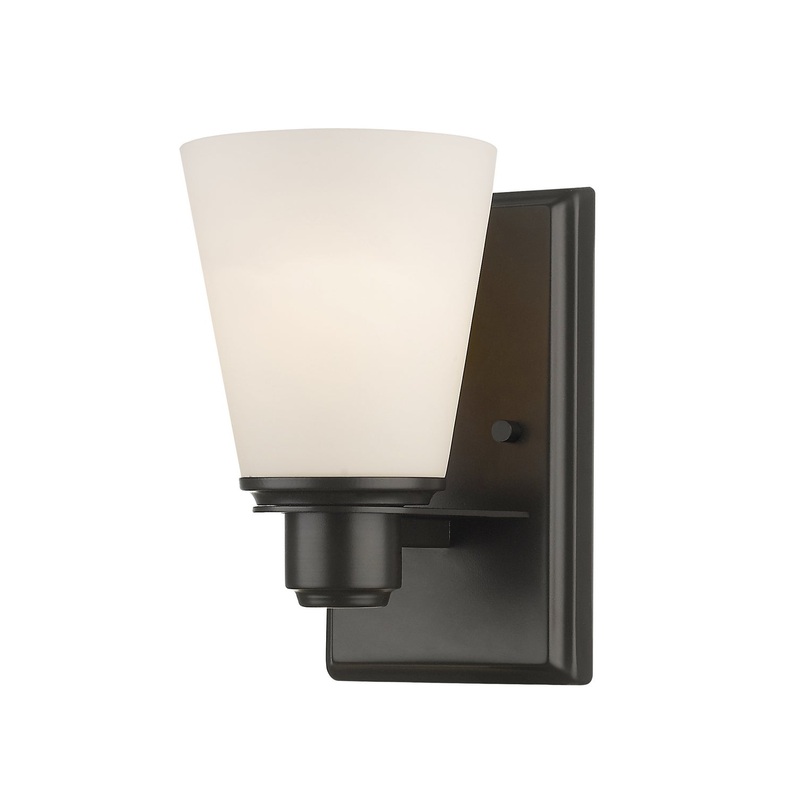 Z-Lite 7001-1S-BRZ Kayla One Light Vanity, Bronze