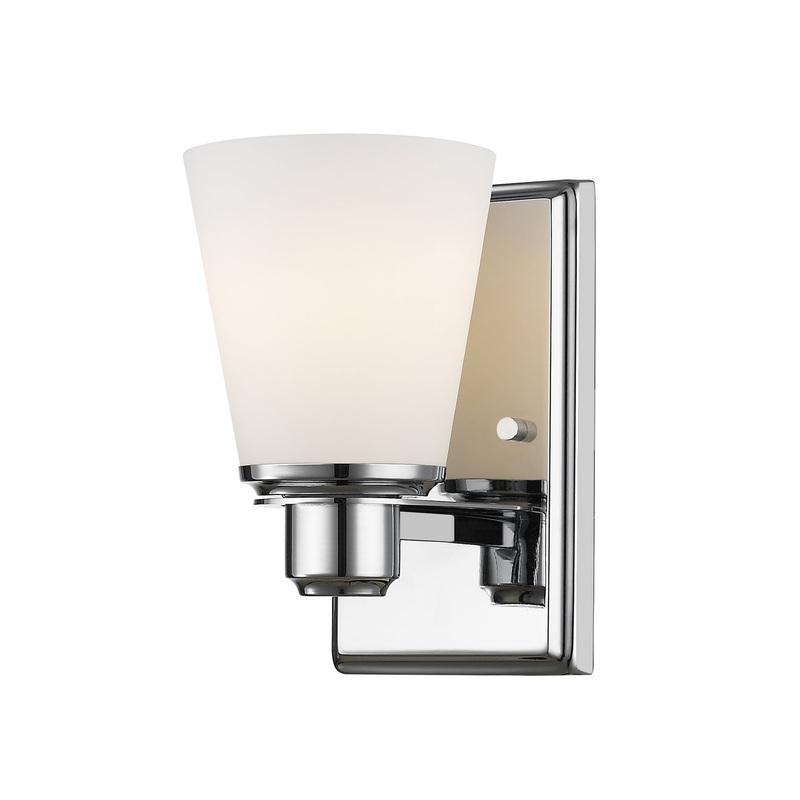 Z-Lite 7001-1S-CH Kayla One Light Vanity, Chrome