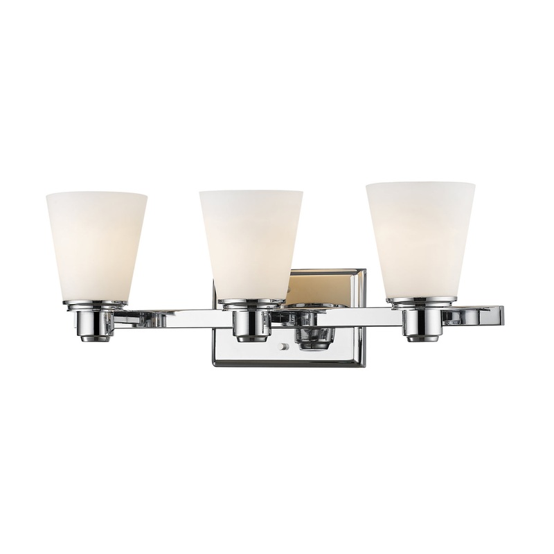 Z-Lite 7001-3V-CH Kayla Three Light Vanity, Chrome