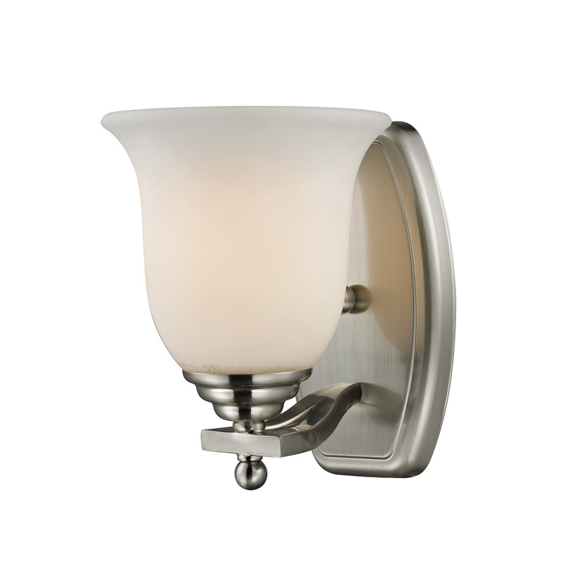 Z-Lite 704-1V-BN Lagoon One Light Vanity, Brushed Nickel